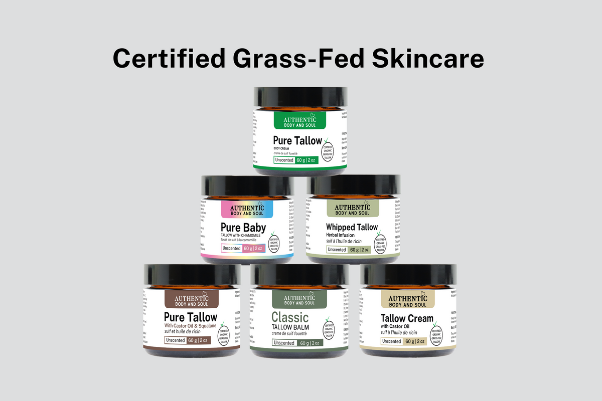 Authentic Body Certified Organic Grass-Fed/Finished Tallow Skincare– Authentic Body ...
