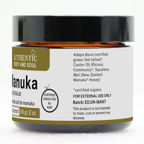 Manuka Honey Tallow Skin Cream - Unscented