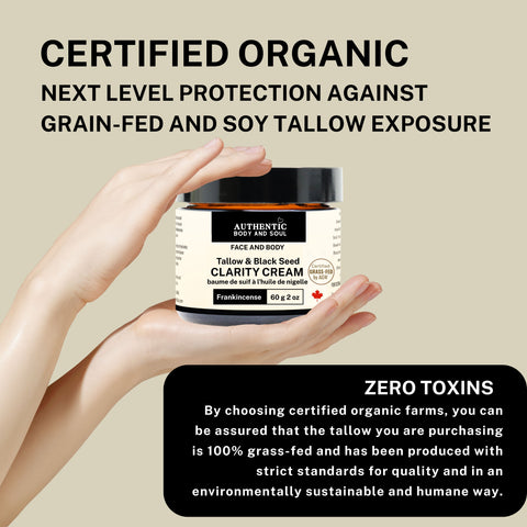 Black Seed Oil Tallow Balm Halal - Certified Grass-Fed Ancestral Tallow