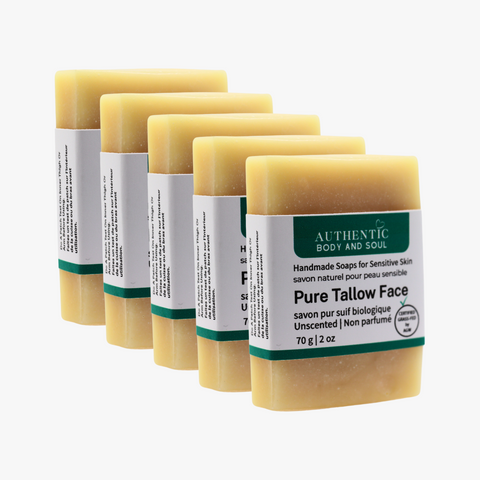 Certified Grass-Fed Pure Tallow Soap - Unscented