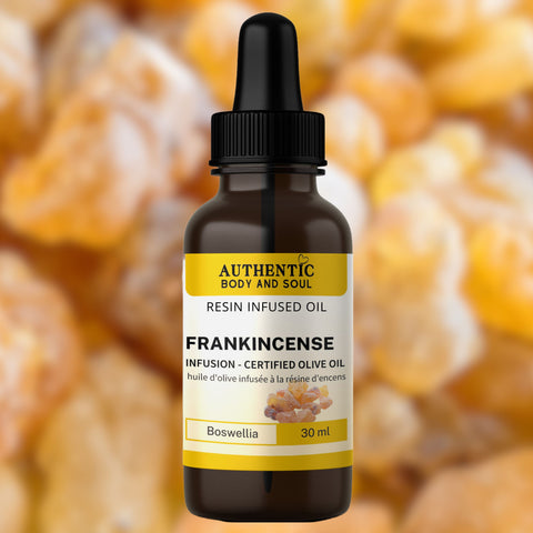 Frankincense Resin Oil with Certified Organic Olive Oil