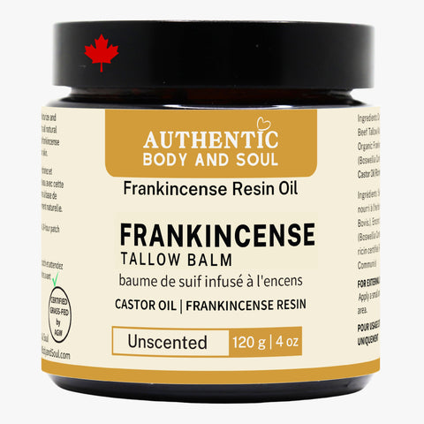 Beef Tallow Balm with Frankincense and Castor Oil