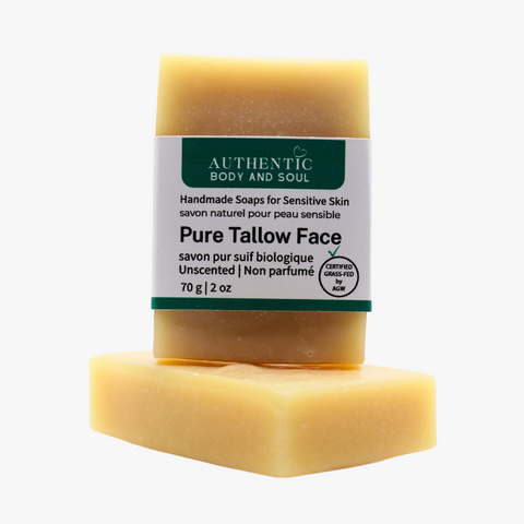 Certified Grass-Fed Pure Tallow Soap - Unscented