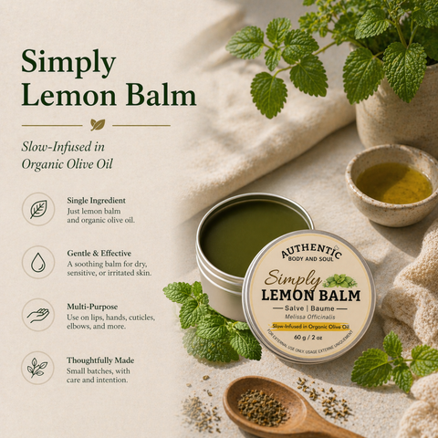 Organic Lemon Balm Salve