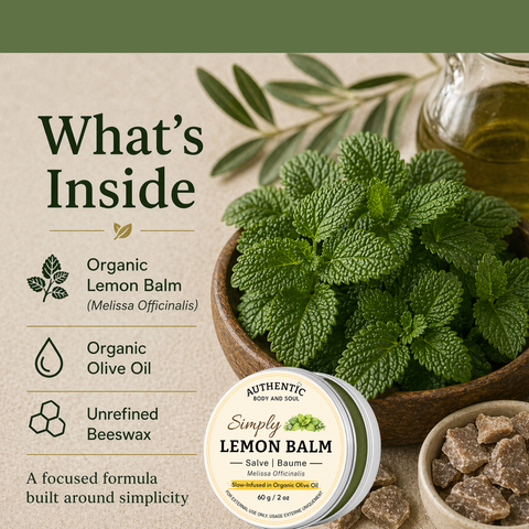 Organic Lemon Balm Salve