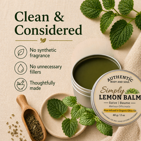 Organic Lemon Balm Salve