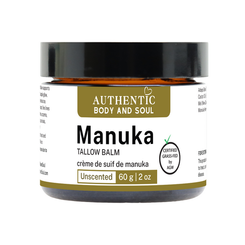 Manuka Honey Tallow Skin Cream - Unscented