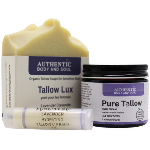 Pure Tallow Skincare Gift Set - Lavender