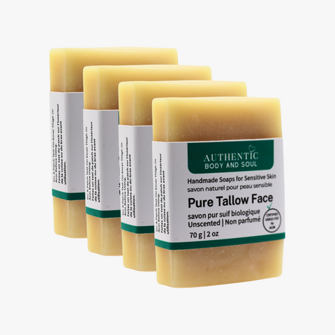 Certified Grass-Fed Pure Tallow Soap - Unscented