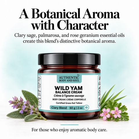 Tallow Wild Yam Cream - Clary Blend