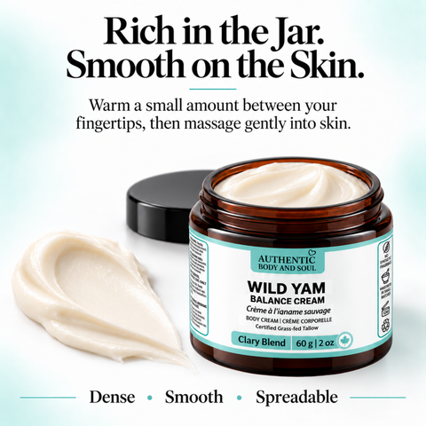 Tallow Wild Yam Cream - Clary Blend