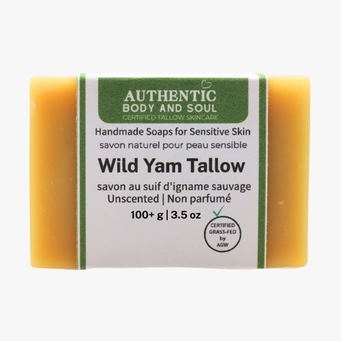 Wild Yam Tallow Soap - Unscented