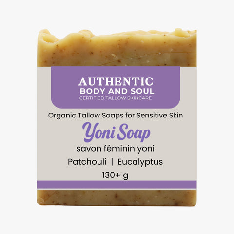 Yoni Soap Tallow Bar - Patchouli Eucalyptus