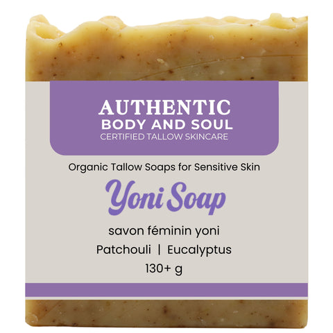 Yoni Soap Tallow Bar - Patchouli Eucalyptus